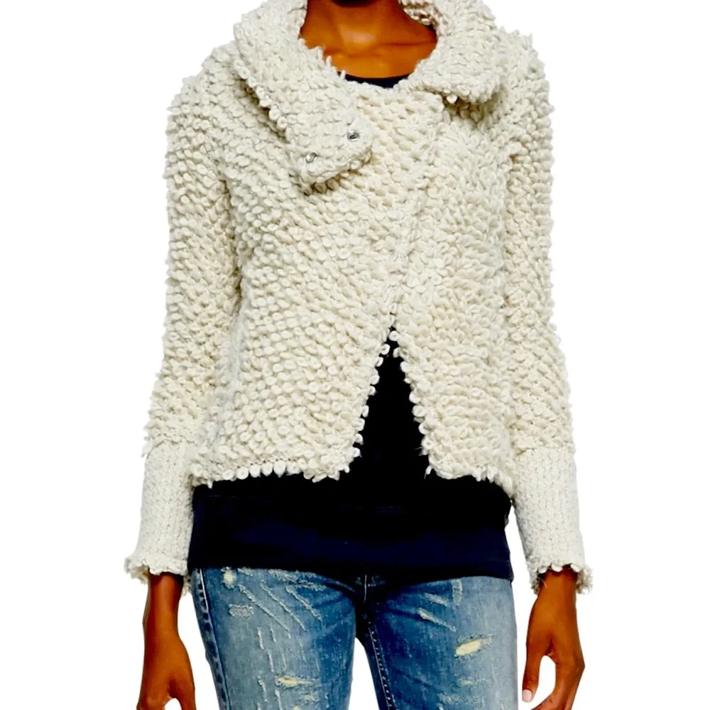 SALE IRO loop knit jacket | fits more like US med 8-10 - Picture 11 of 11